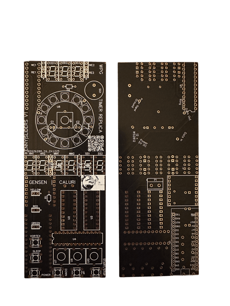 PCB Sliders minuteur original